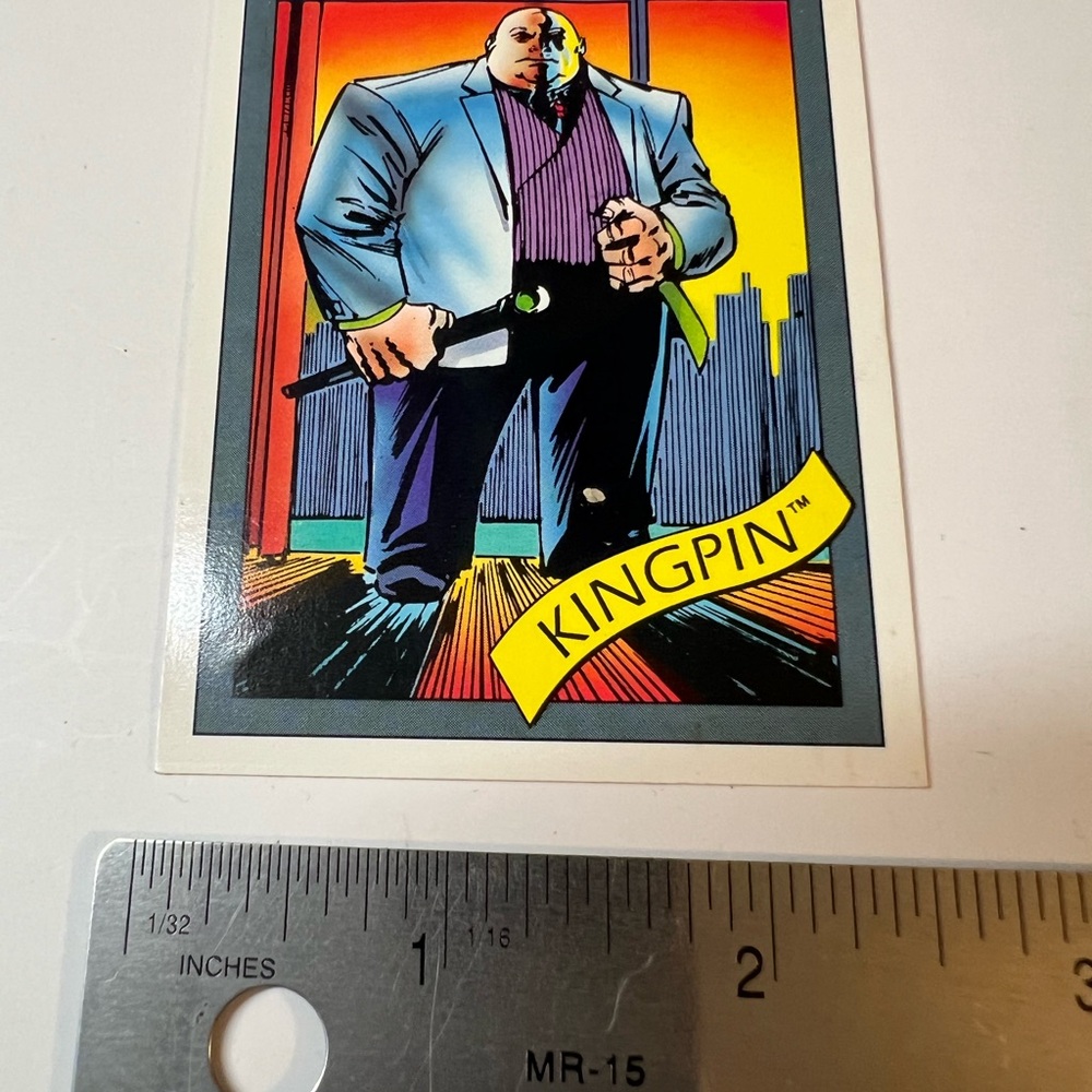 KINGPIN #52 : MARVEL UNIVERSE Series 1 card; 1990 Impel